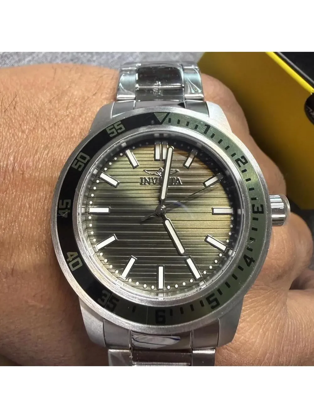 Invicta Specialty Green Stainless Steel Men’s Quartz Watch